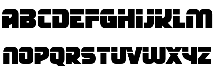 Space Rave Font LOWERCASE