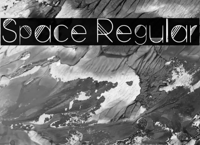 Space Regular Fonte examples