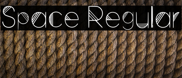 Space Regular Font examples