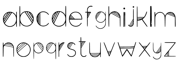 Space Regular Font LOWERCASE
