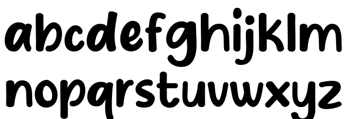 Space Rice Font LOWERCASE