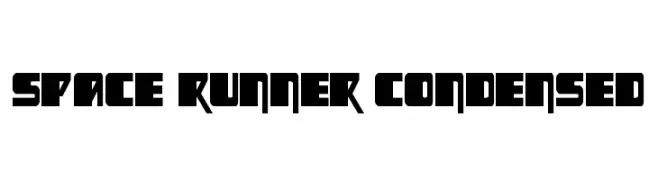 Space Runner Condensed  Descarca Fonturi Gratis