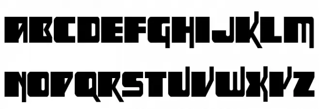 Space Runner Condensed Schriftart Groß