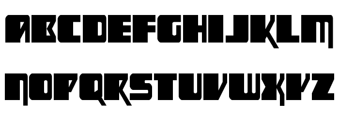 Space Runner Condensed Font LOWERCASE