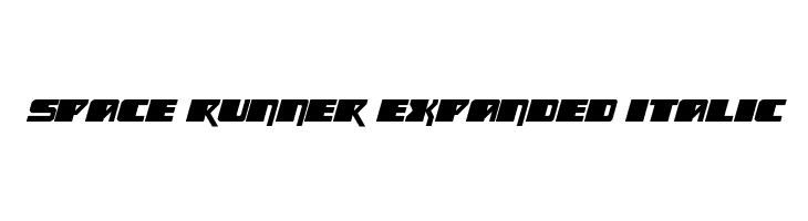 Space Runner Expanded Italic  Fuentes Gratis Descargar