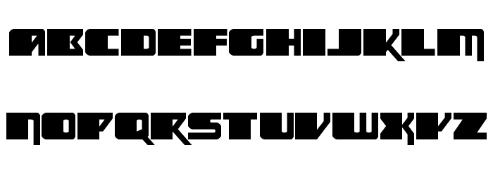 Space Runner Expanded Font LOWERCASE
