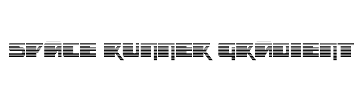 Space Runner Gradient  नि: शुल्क फ़ॉन्ट्स डाउनलोड
