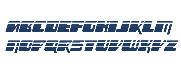Space Runner Halftone Italic Lowercase