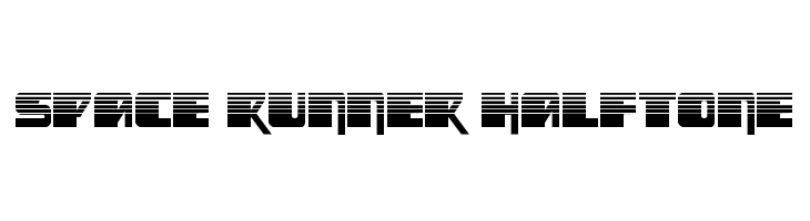 Space Runner Halftone  免费字体下载