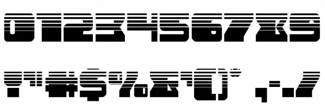 Space Runner Halftone Font OTHER CHARS