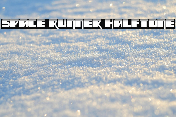 Space Runner Halftone Example 1