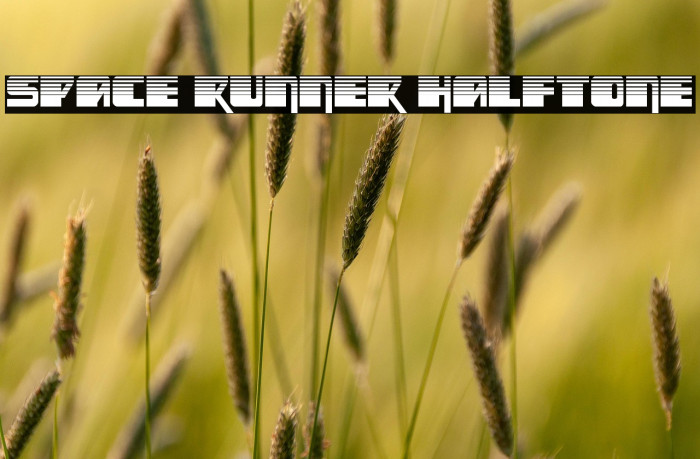 Space Runner Halftone Example 2