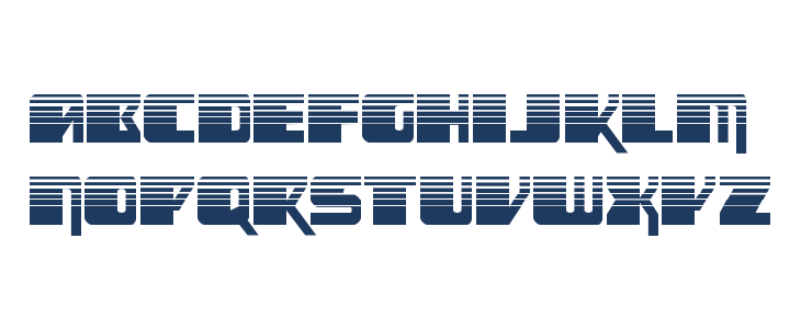 Space Runner Halftone Lowercase