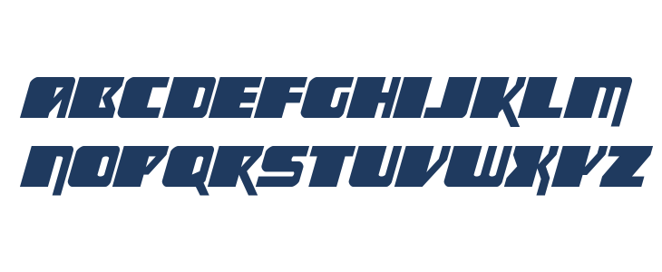 Space Runner Italic Lowercase