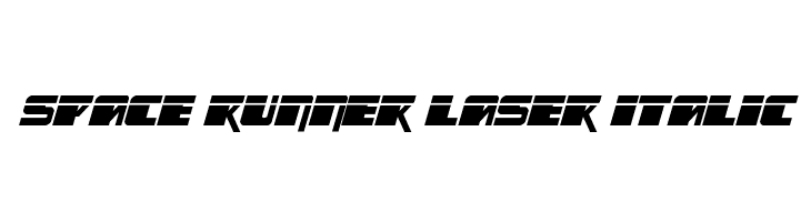 Space Runner Laser Italic  Free Fonts Download