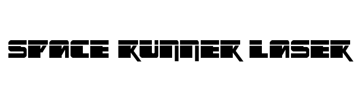 Space Runner Laser  Fuentes Gratis Descargar