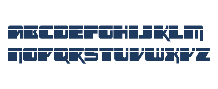 Space Runner Laser Lowercase