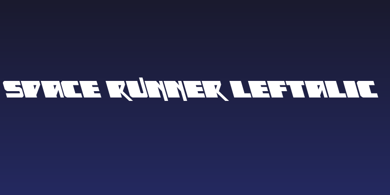 Space Runner Leftalic Social Header