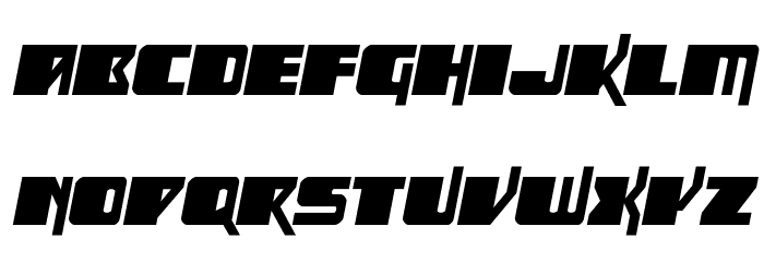 Space Runner Semi-Italic Fonte MAIÚSCULAS