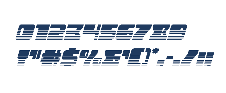 Space Runner Twotone Italic Other Characters