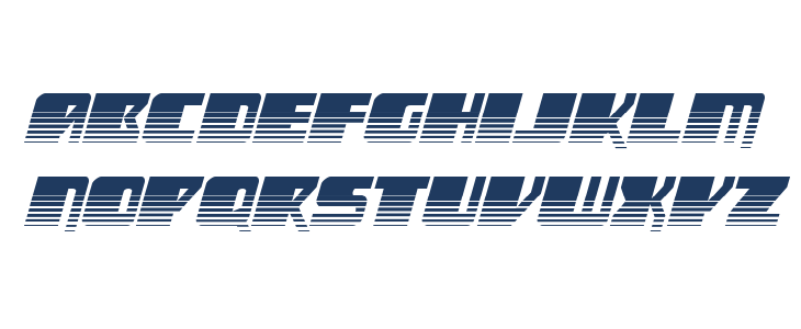 Space Runner Twotone Italic Lowercase