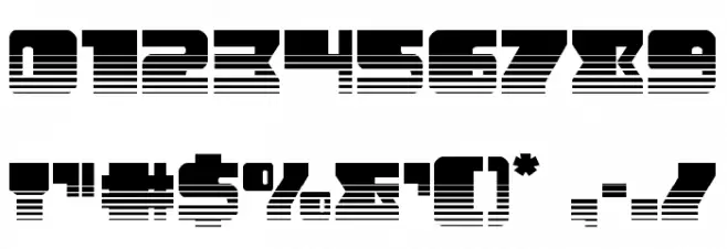 Space Runner Twotone Font OTHER CHARS