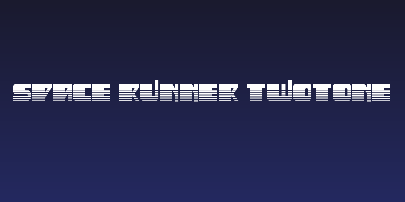 Space Runner Twotone Social Header