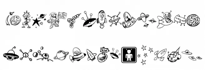 Space Shop Font OTHER CHARS