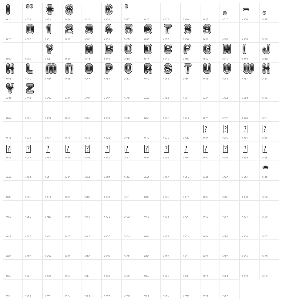 Space Sport Character Map