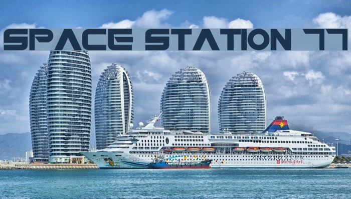 Space Station 77 Font examples