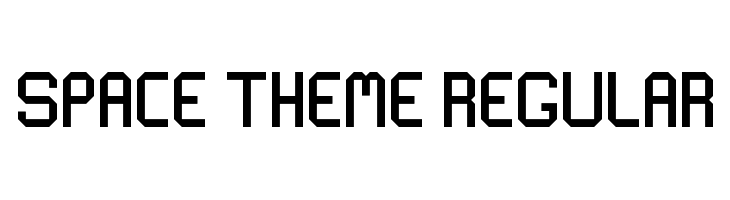 Space Theme Regular  Free Fonts Download