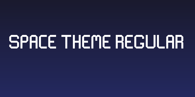 Space Theme Regular Social Header