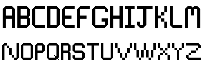 Space Theme Regular Font LOWERCASE
