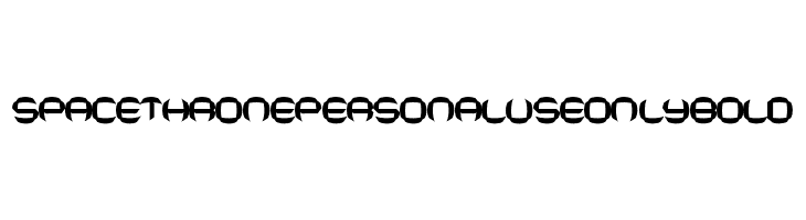 Space Throne PERSONAL USE ONLY Bold  لخطوط تنزيل