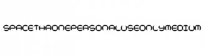 Space Throne PERSONAL USE ONLY Medium  font caratteri gratis