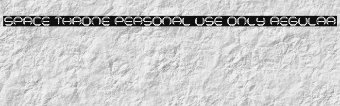 Space Throne PERSONAL USE ONLY Regular Example 1