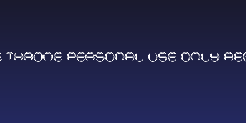 Space Throne PERSONAL USE ONLY Regular Social Header