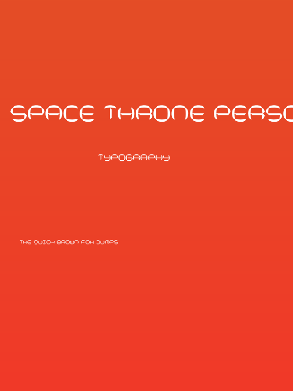 Space Throne PERSONAL USE ONLY Thin Poster