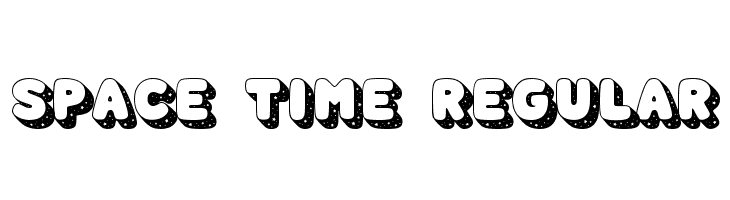 Space Time Regular  Скачать бесплатные шрифты