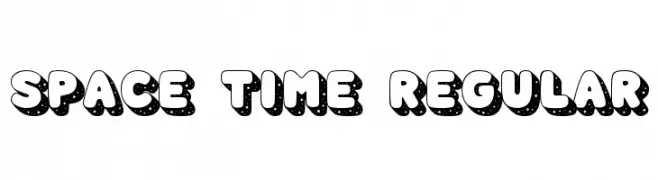 Space Time Regular  Free Fonts Download