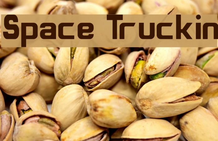 Space Truckin Font examples