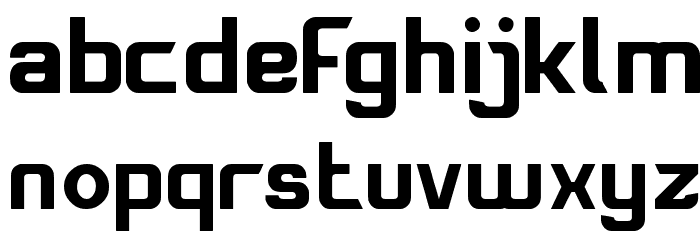 Space Truckin Font LOWERCASE