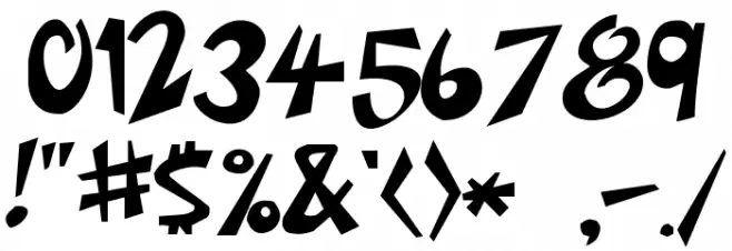 Space Up Yer Life Font OTHER CHARS