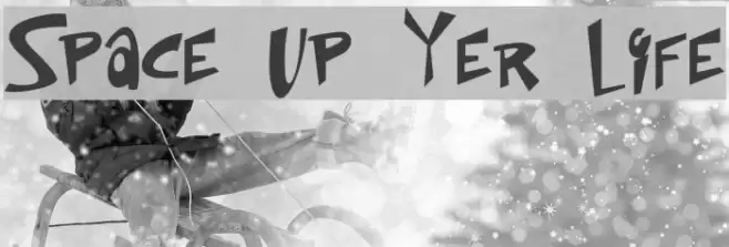 Space Up Yer Life Font examples