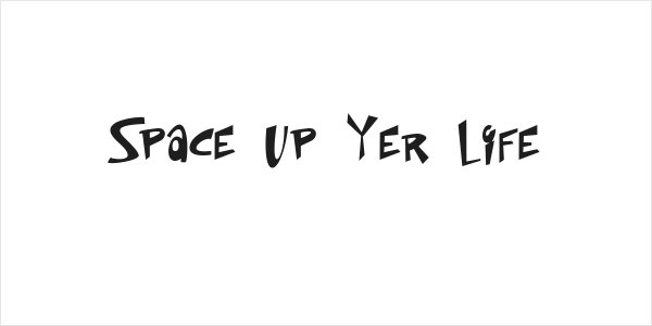Space Up Yer Life Logo