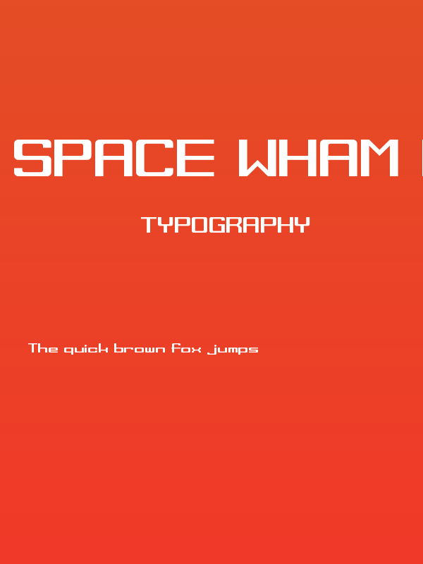 Space Wham Regular Poster