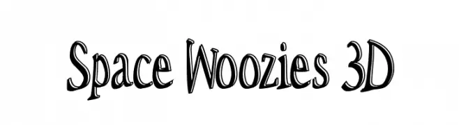 Space Woozies 3D  Скачать бесплатные шрифты