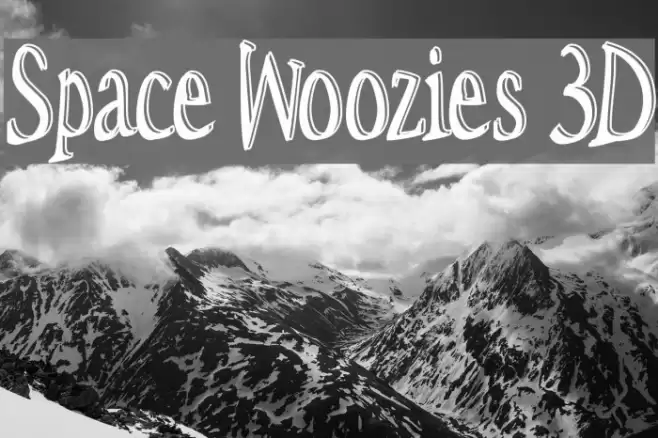 Space Woozies 3D Fuentes examples
