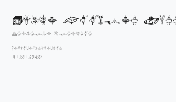 Space Woozies Extras Business Card