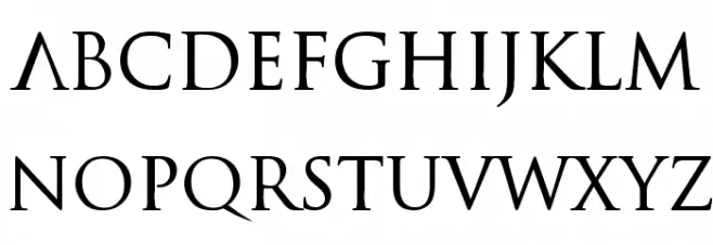 Space and Astronomy Шрифта ВЕРХНИЙ